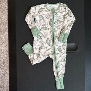 Caden Lane convertible zip romper - Bass Buddies